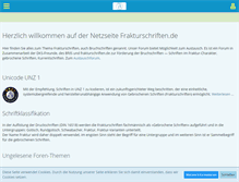 Tablet Screenshot of frakturschriften.de